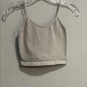 Women's Gray Spaghetti Strap Top